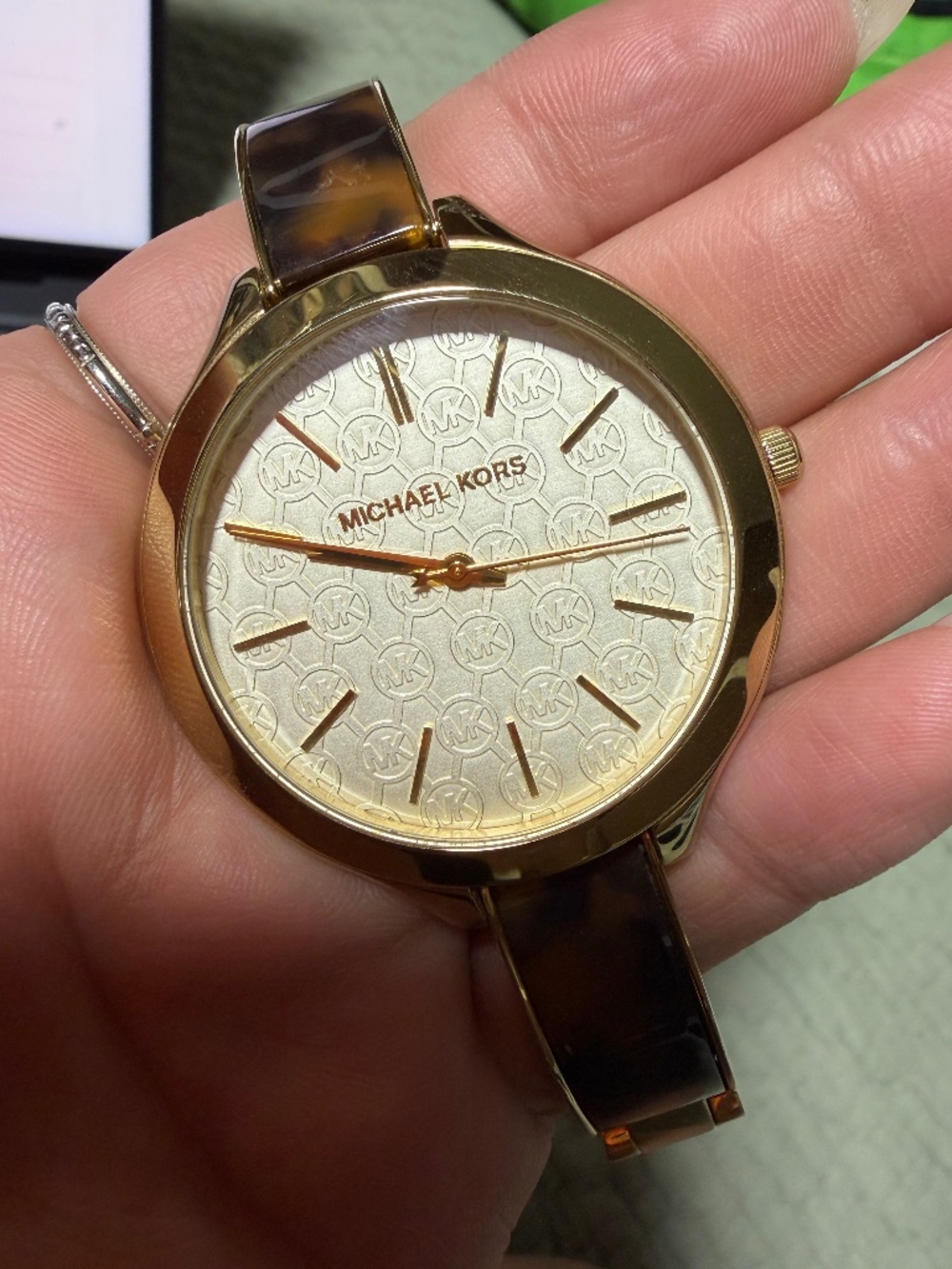 Michael Kors MK-4293 Gold-Tone Quartz Analog Women's Watch